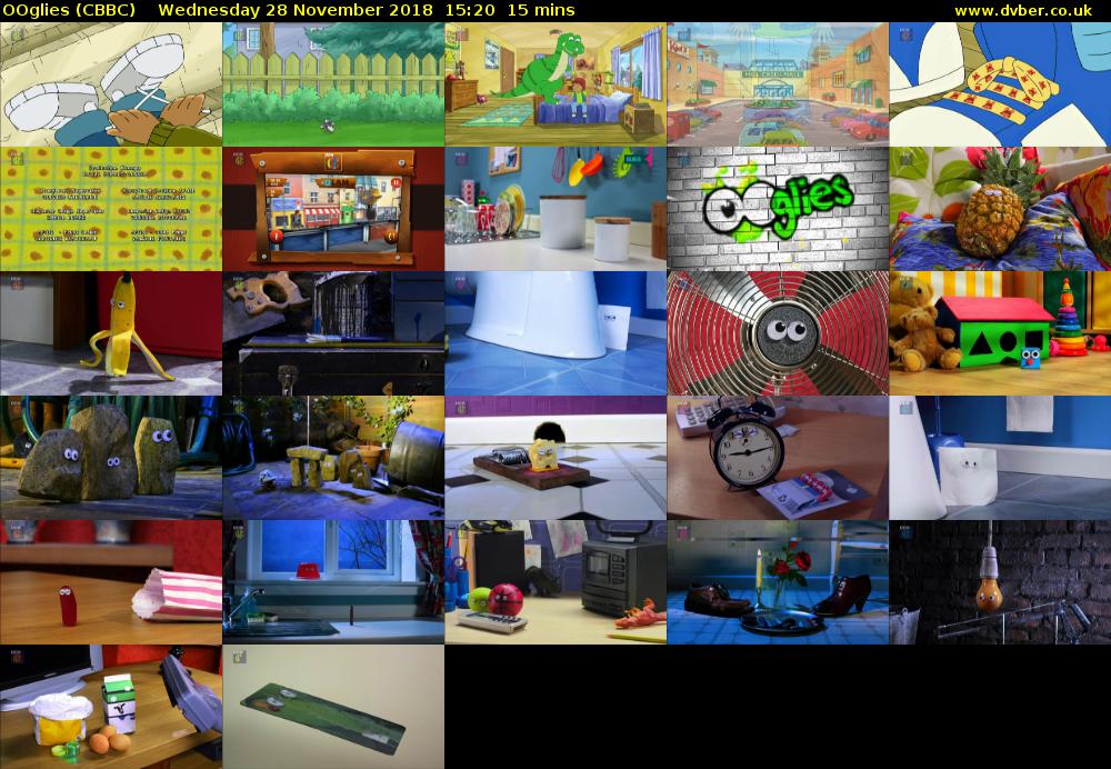 OOglies (CBBC) Wednesday 28 November 2018 15:20 - 15:35