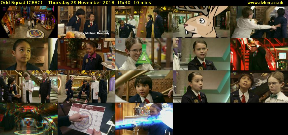 Odd Squad (CBBC) Thursday 29 November 2018 15:40 - 15:50