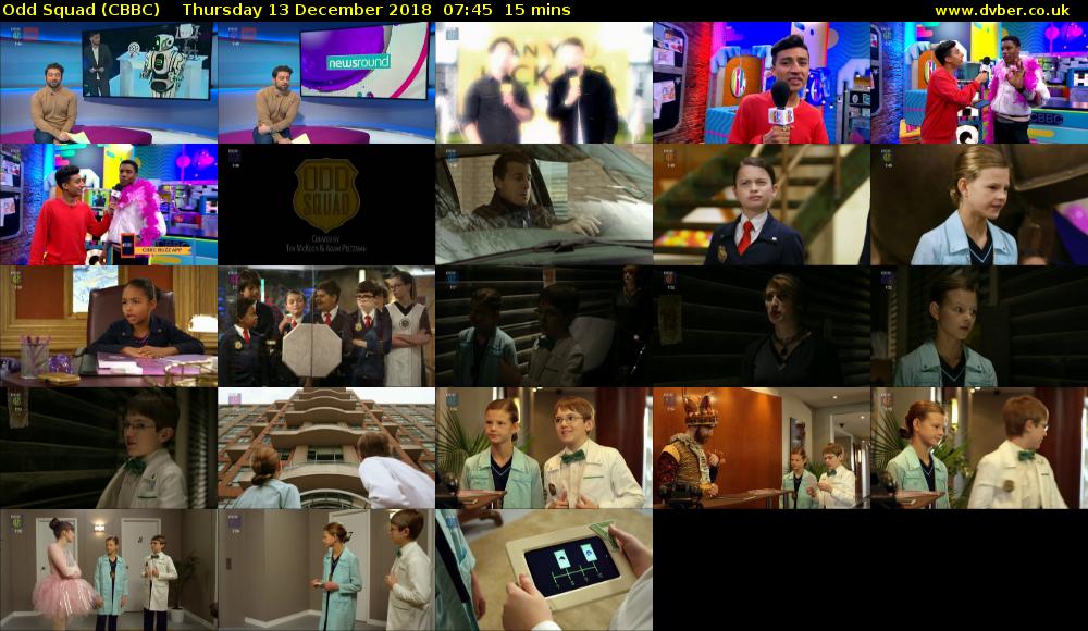 Odd Squad (CBBC) Thursday 13 December 2018 07:45 - 08:00