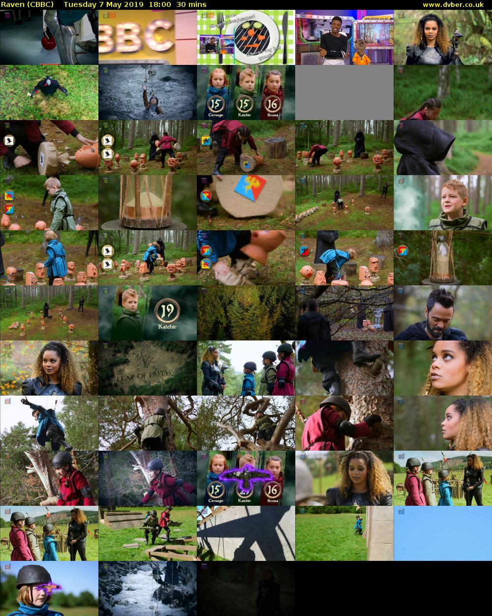 Raven (CBBC) Tuesday 7 May 2019 18:00 - 18:30