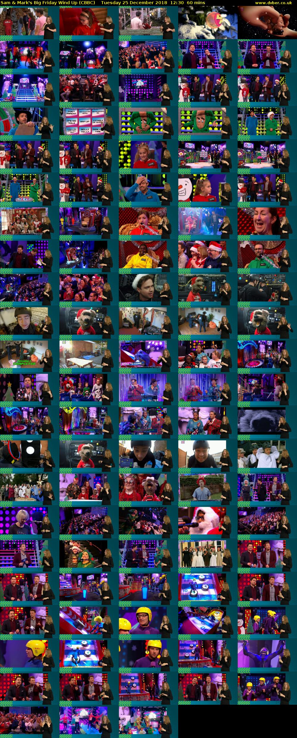 Sam & Mark's Big Friday Wind Up (CBBC) Tuesday 25 December 2018 12:30 - 13:30
