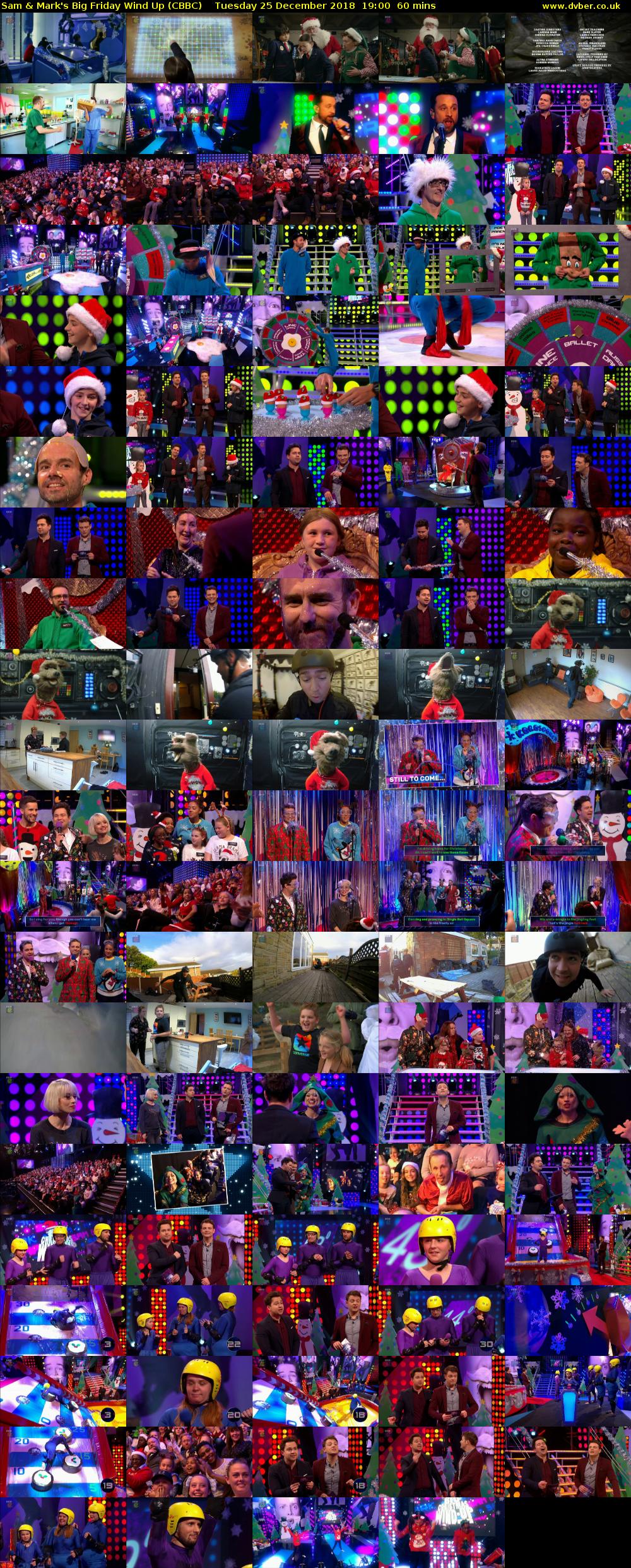 Sam & Mark's Big Friday Wind Up (CBBC) Tuesday 25 December 2018 19:00 - 20:00