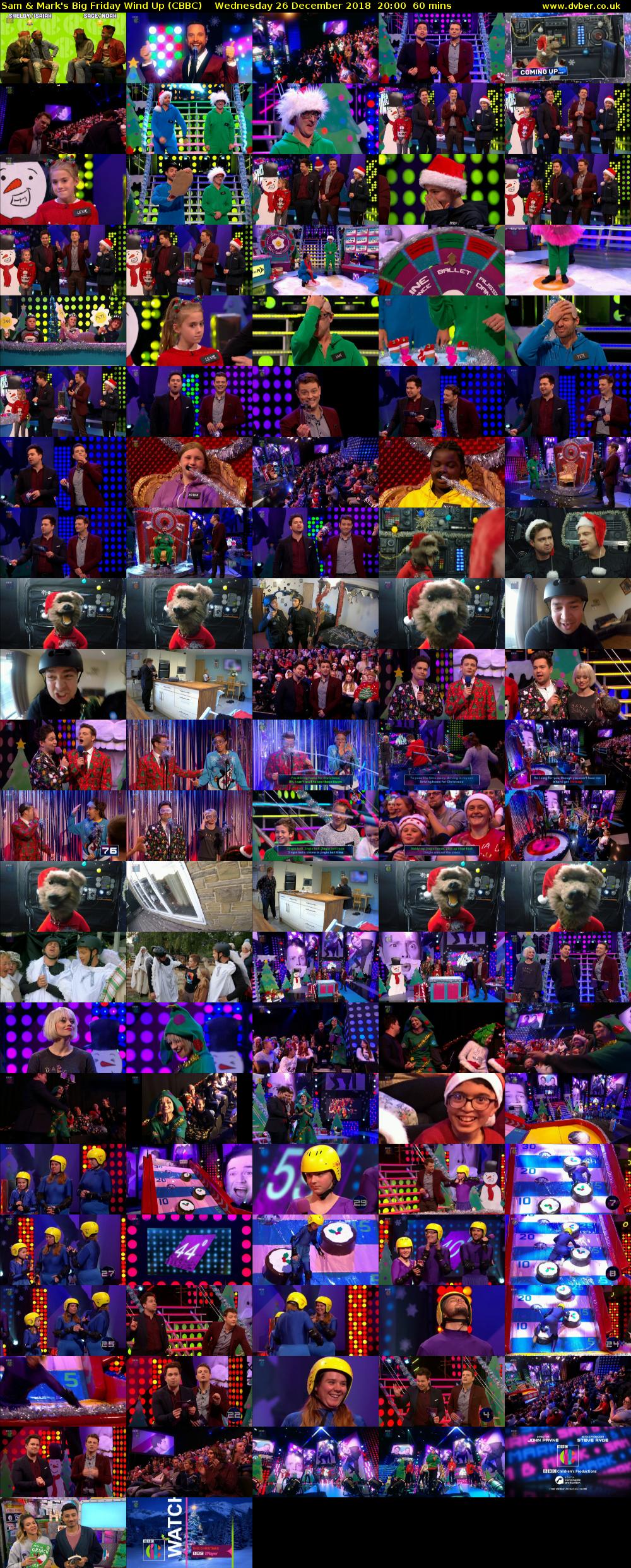Sam & Mark's Big Friday Wind Up (CBBC) Wednesday 26 December 2018 20:00 - 21:00