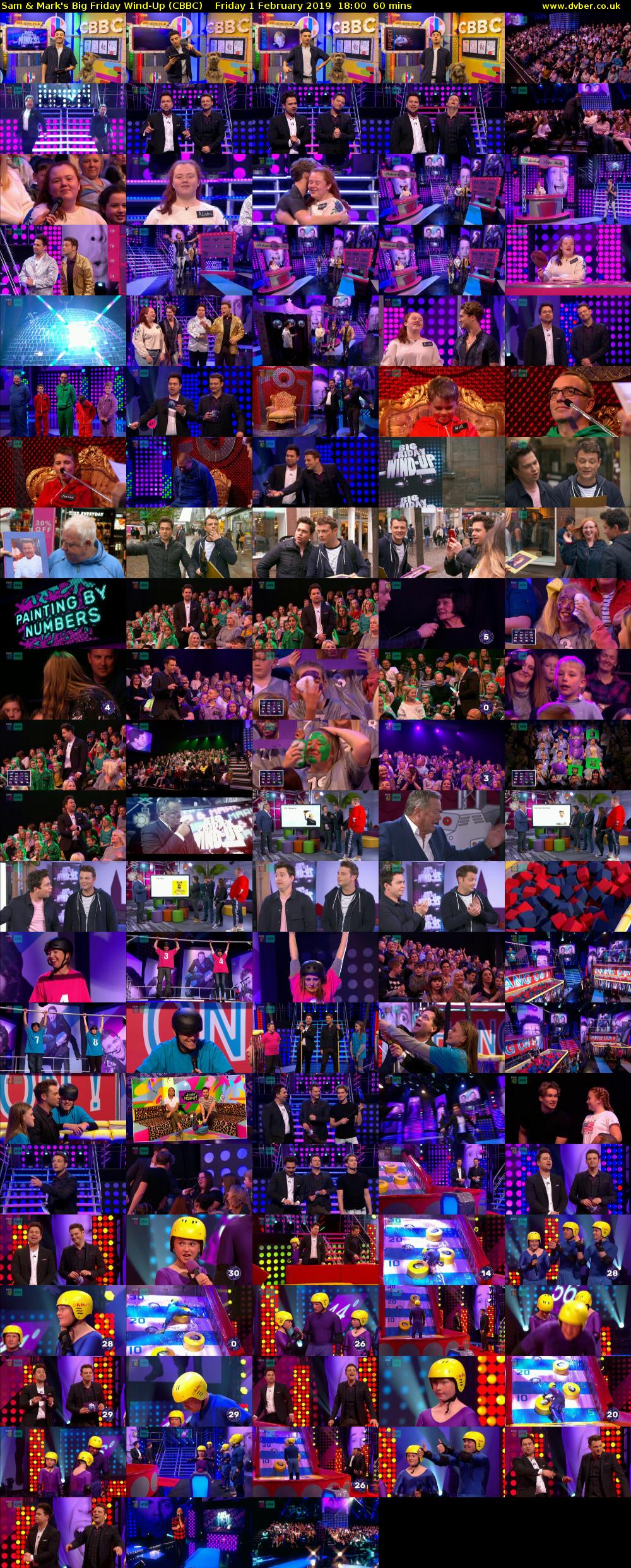 Sam & Mark's Big Friday Wind-Up (CBBC) Friday 1 February 2019 18:00 - 19:00