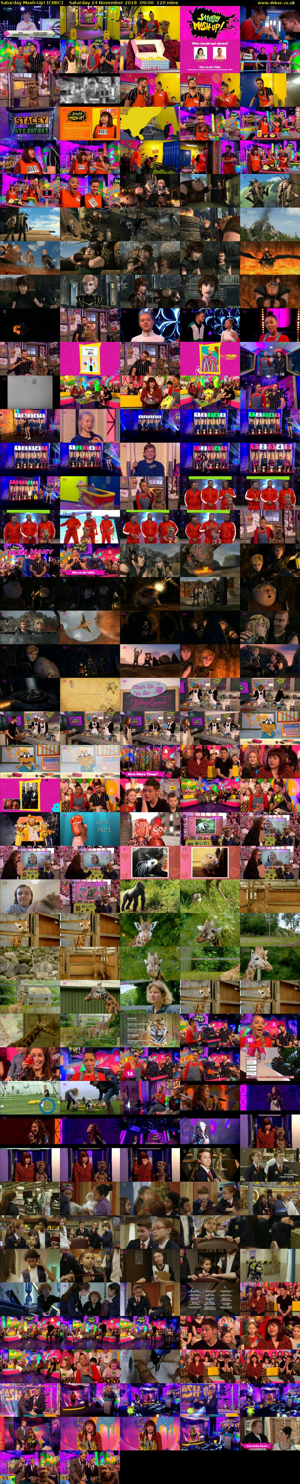 Saturday Mash-Up! (CBBC) Saturday 24 November 2018 09:00 - 11:00