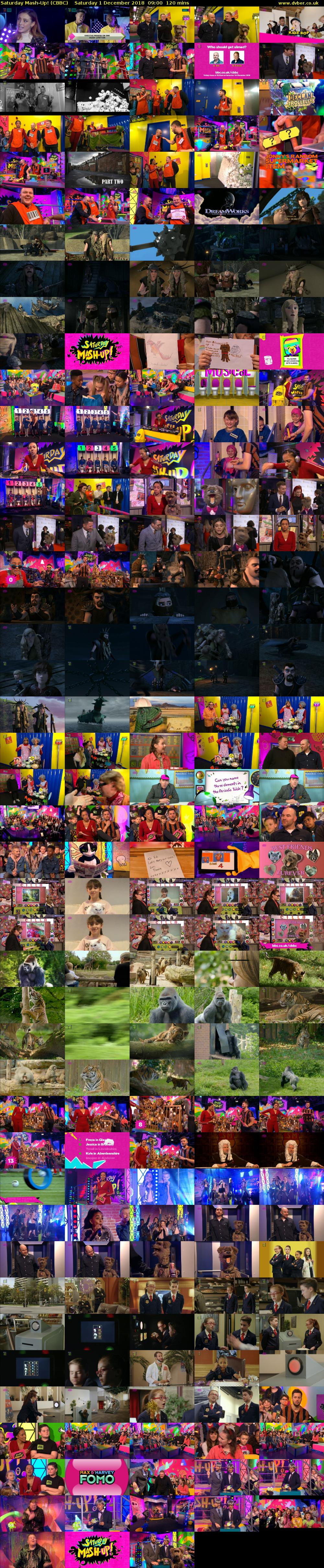 Saturday Mash-Up! (CBBC) Saturday 1 December 2018 09:00 - 11:00