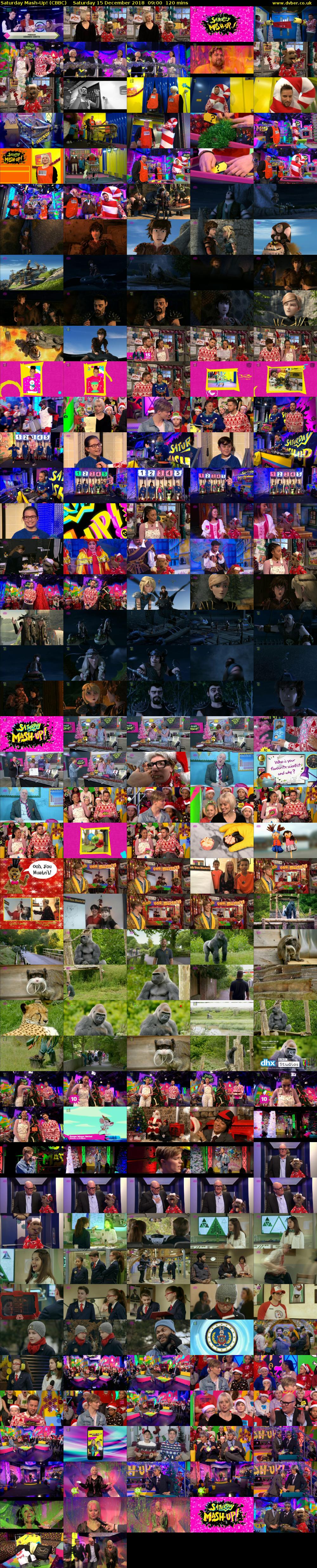 Saturday Mash-Up! (CBBC) Saturday 15 December 2018 09:00 - 11:00