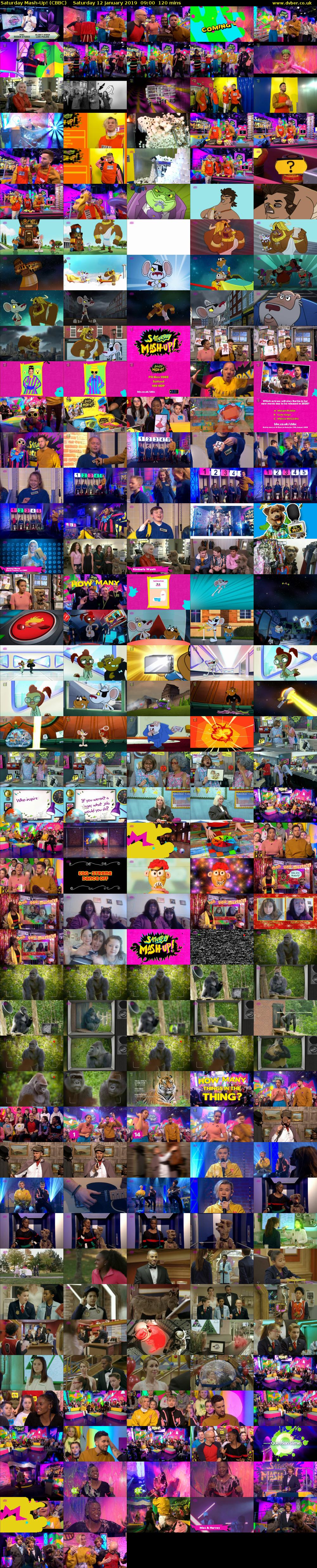 Saturday Mash-Up! (CBBC) Saturday 12 January 2019 09:00 - 11:00