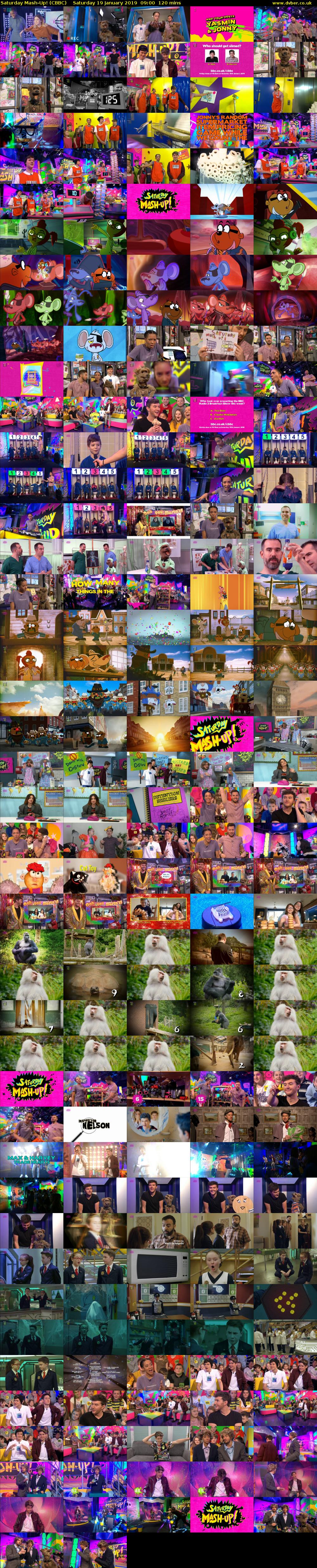 Saturday Mash-Up! (CBBC) Saturday 19 January 2019 09:00 - 11:00