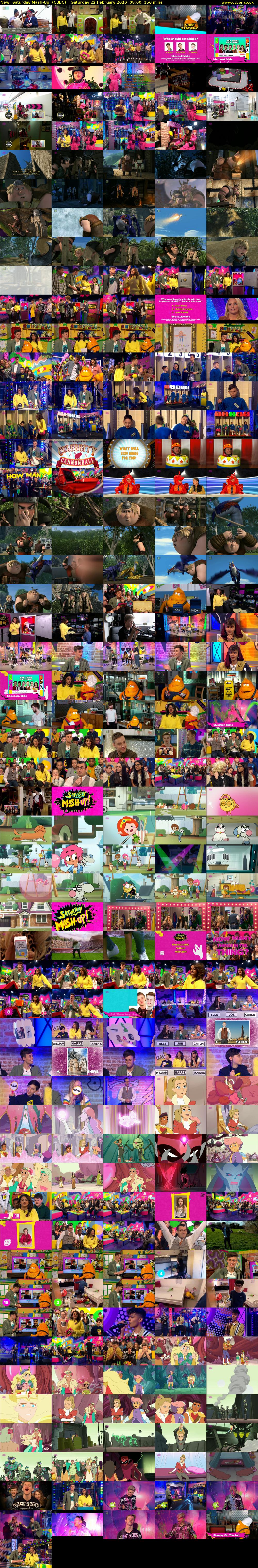 Saturday Mash-Up! (CBBC) Saturday 22 February 2020 09:00 - 11:30