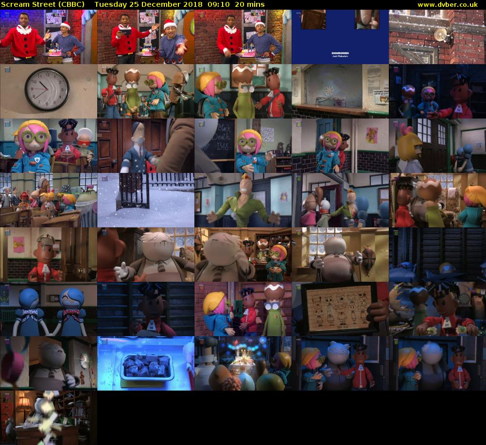 Scream Street (CBBC) Tuesday 25 December 2018 09:10 - 09:30