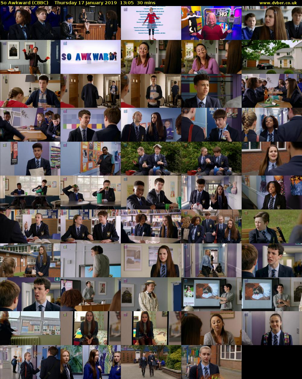 So Awkward (CBBC) Thursday 17 January 2019 13:05 - 13:35