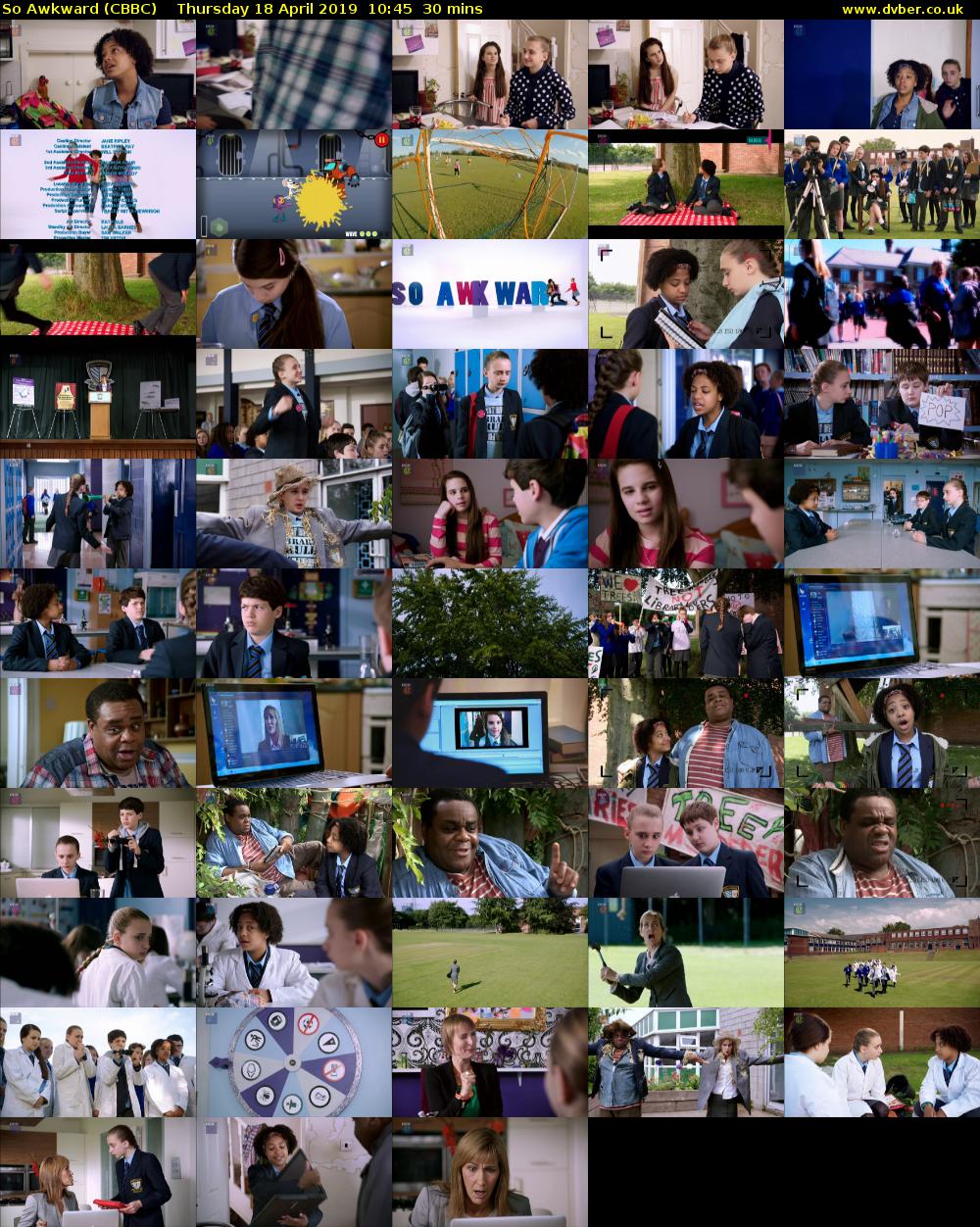 So Awkward (CBBC) Thursday 18 April 2019 10:45 - 11:15