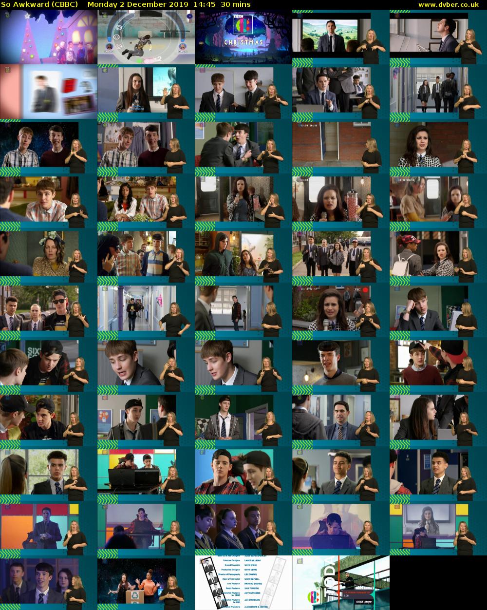 So Awkward (CBBC) Monday 2 December 2019 14:45 - 15:15