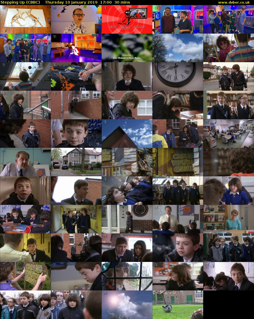 Stepping Up (CBBC) Thursday 10 January 2019 17:00 - 17:30