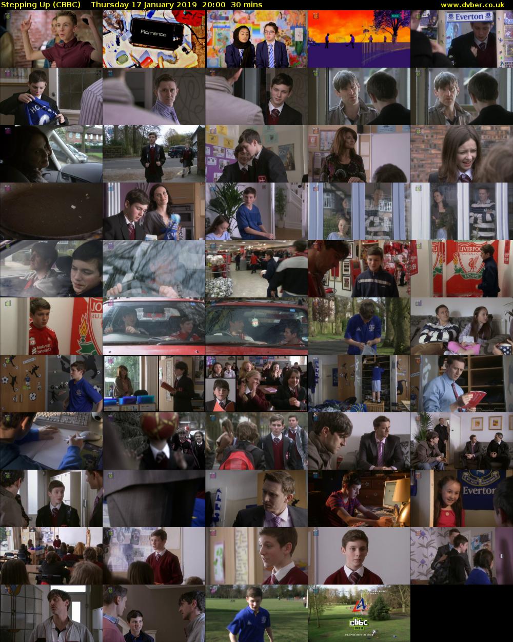 Stepping Up (CBBC) Thursday 17 January 2019 20:00 - 20:30