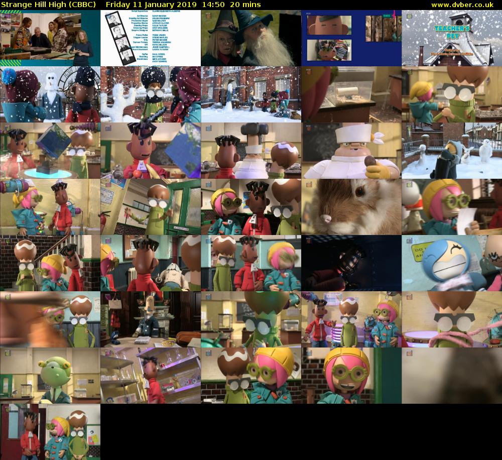 Strange Hill High (CBBC) Friday 11 January 2019 14:50 - 15:10