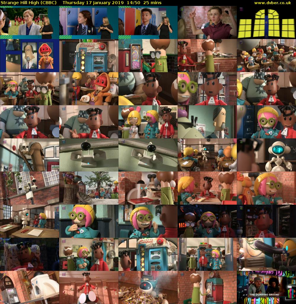 Strange Hill High (CBBC) Thursday 17 January 2019 14:50 - 15:15