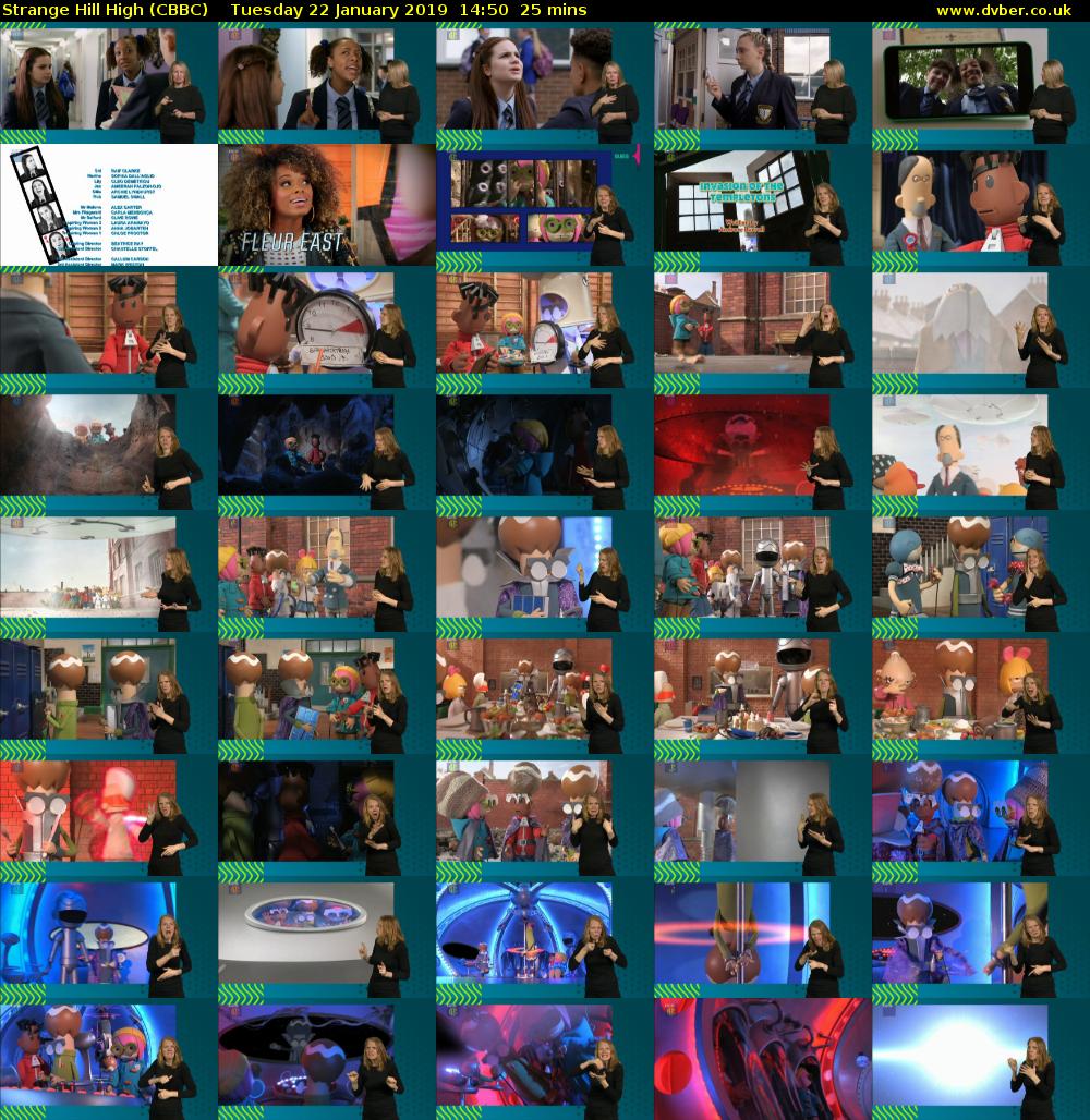 Strange Hill High (CBBC) Tuesday 22 January 2019 14:50 - 15:15