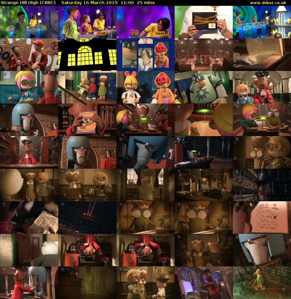 Strange Hill High (CBBC) Saturday 16 March 2019 11:00 - 11:25