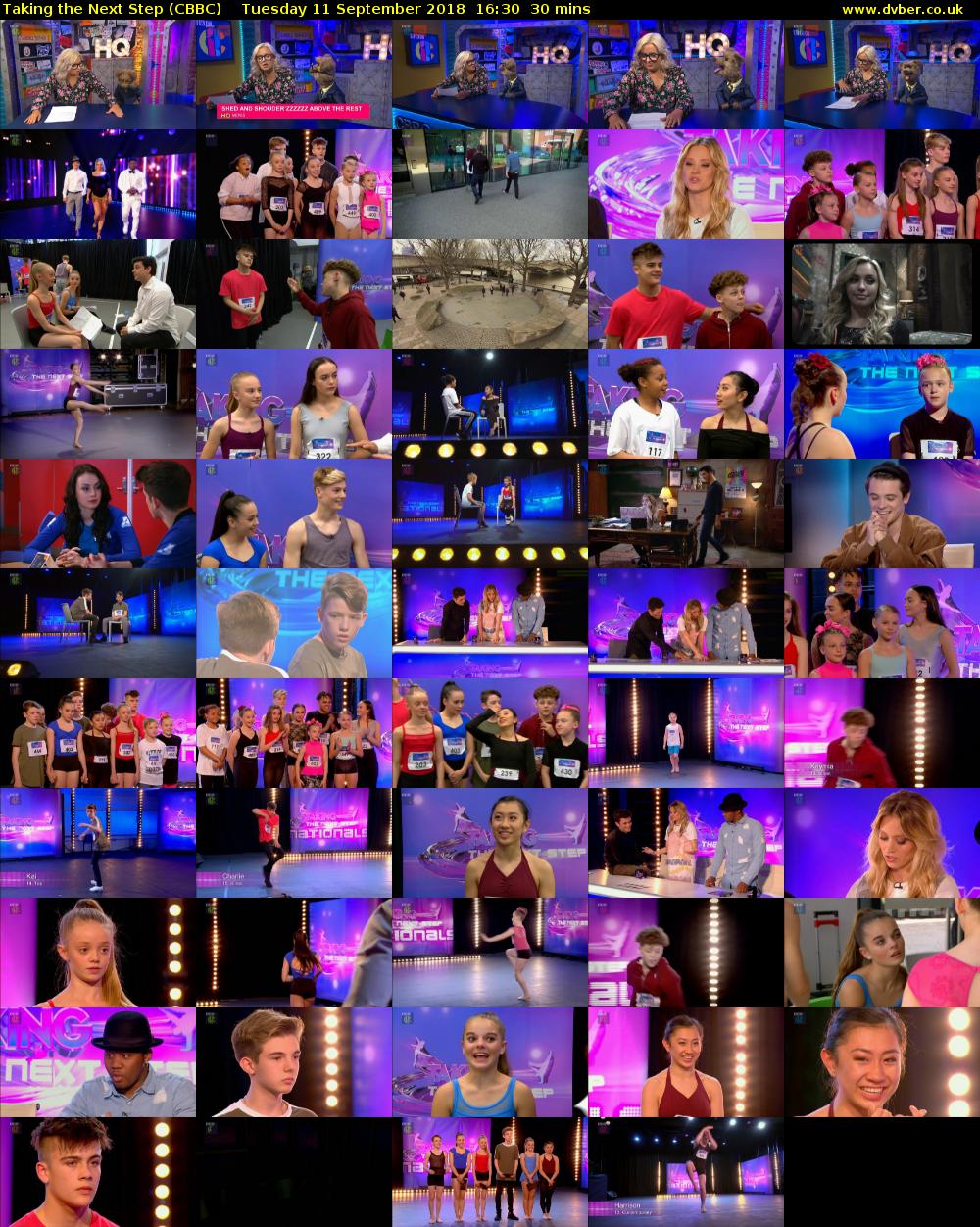 Taking the Next Step (CBBC) Tuesday 11 September 2018 16:30 - 17:00