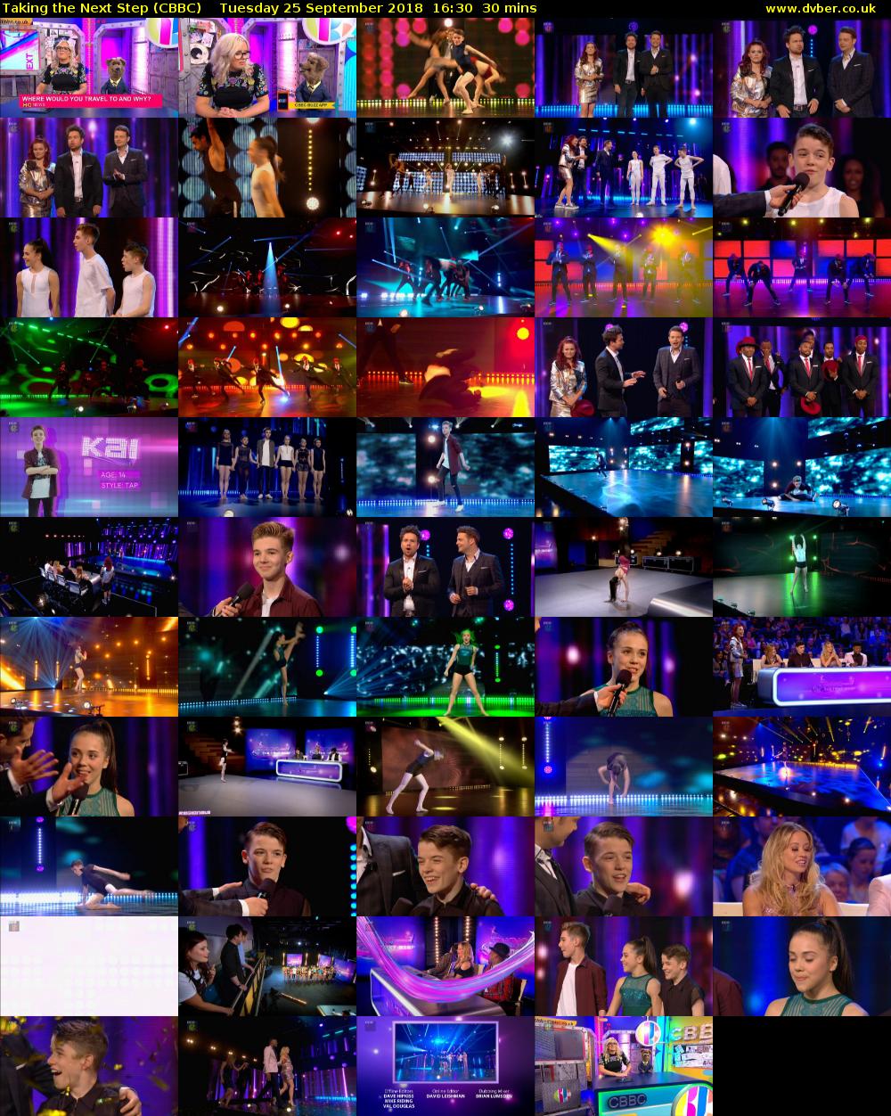 Taking the Next Step (CBBC) Tuesday 25 September 2018 16:30 - 17:00