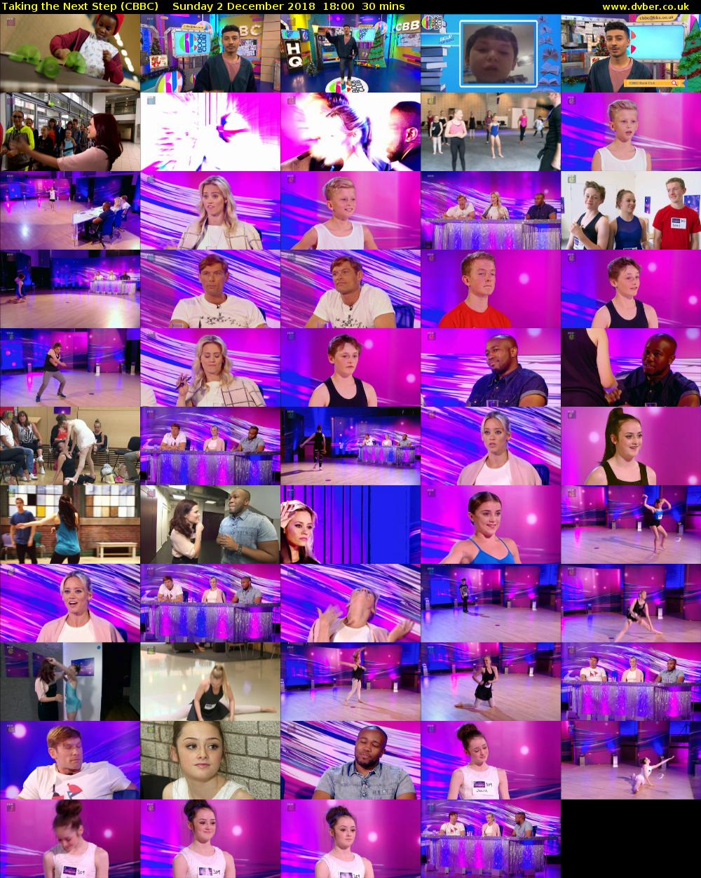 Taking the Next Step (CBBC) Sunday 2 December 2018 18:00 - 18:30