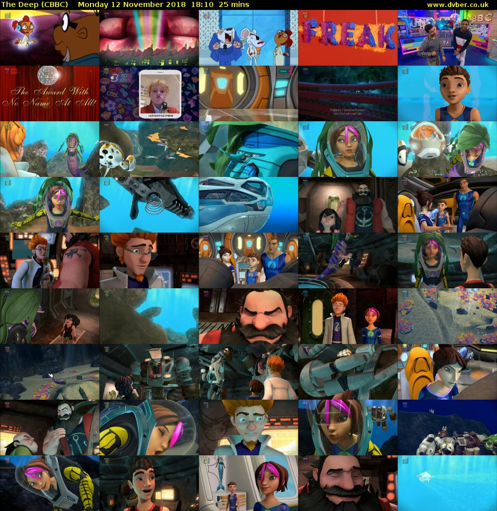 The Deep (CBBC) Monday 12 November 2018 18:10 - 18:35