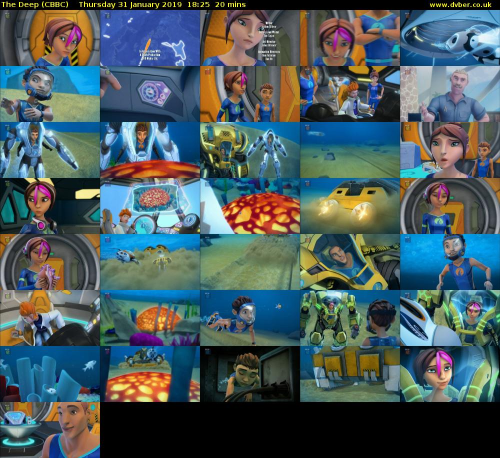 The Deep (CBBC) Thursday 31 January 2019 18:25 - 18:45