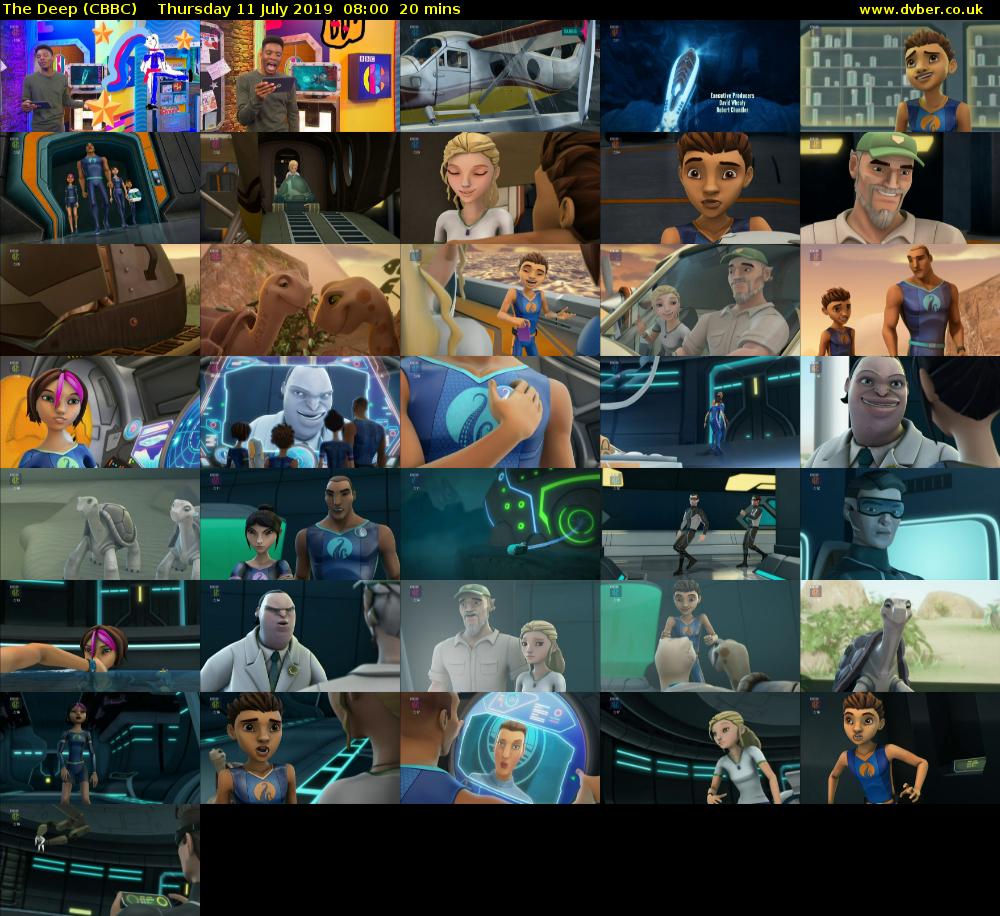 The Deep (CBBC) Thursday 11 July 2019 08:00 - 08:20