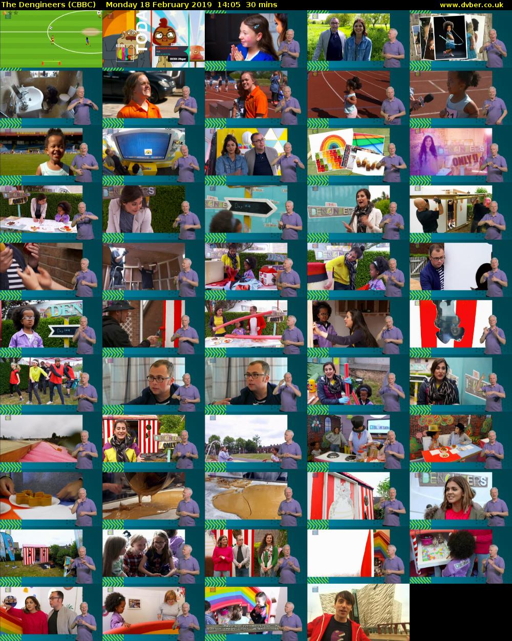 The Dengineers (CBBC) Monday 18 February 2019 14:05 - 14:35