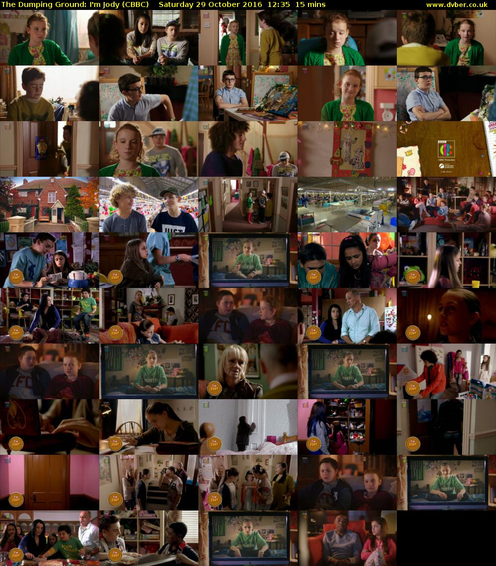 The Dumping Ground: I'm Jody (CBBC) Saturday 29 October 2016 12:35 - 12:50