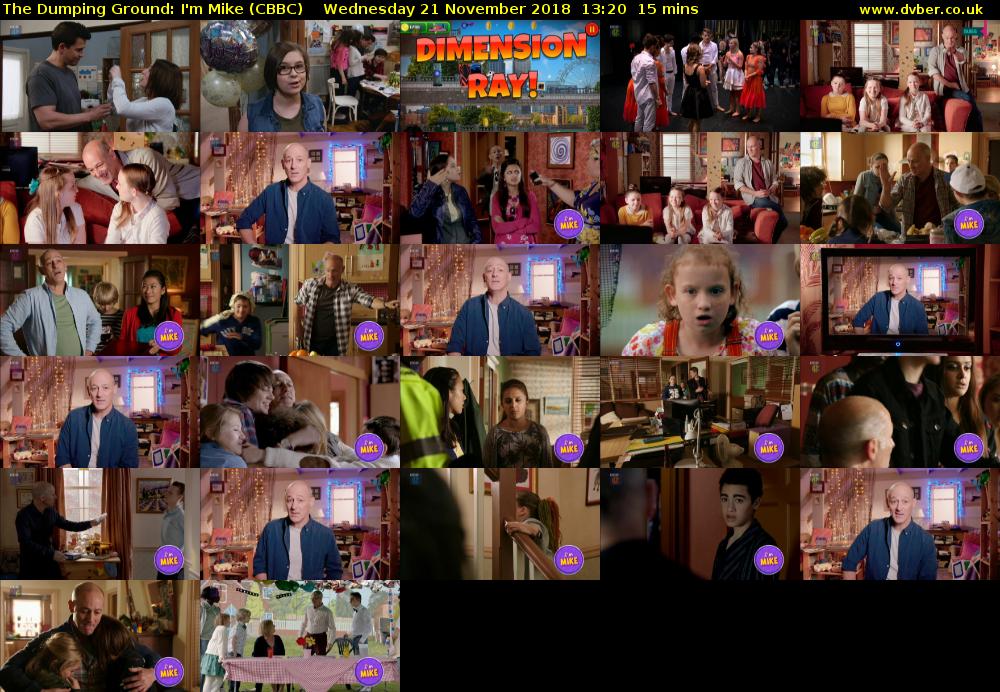 The Dumping Ground: I'm Mike (CBBC) Wednesday 21 November 2018 13:20 - 13:35