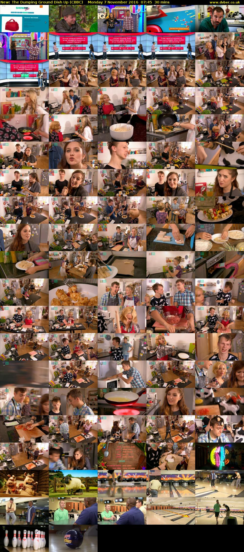 The Dumping Ground Dish Up (CBBC) Monday 7 November 2016 07:45 - 08:15