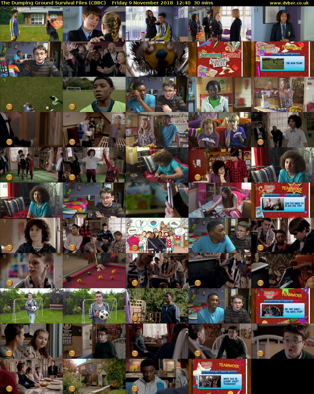 The Dumping Ground Survival Files (CBBC) Friday 9 November 2018 12:40 - 13:10