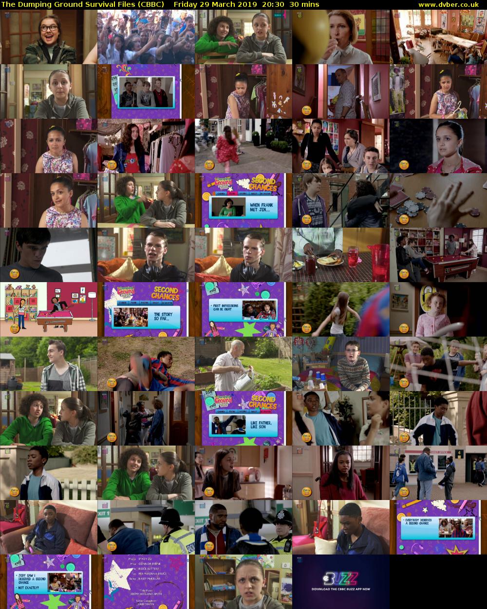 The Dumping Ground Survival Files (CBBC) Friday 29 March 2019 20:30 - 21:00