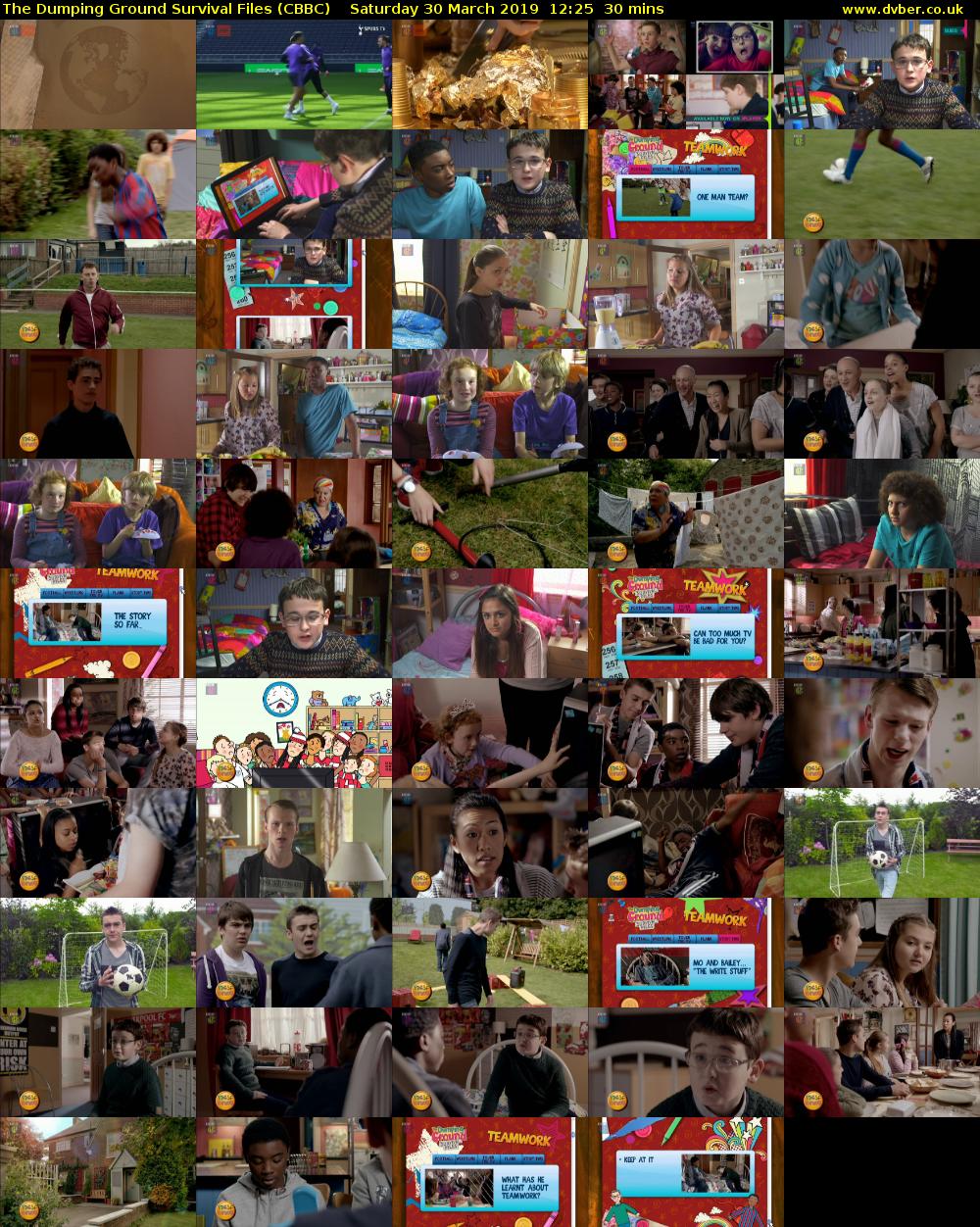 The Dumping Ground Survival Files (CBBC) Saturday 30 March 2019 12:25 - 12:55