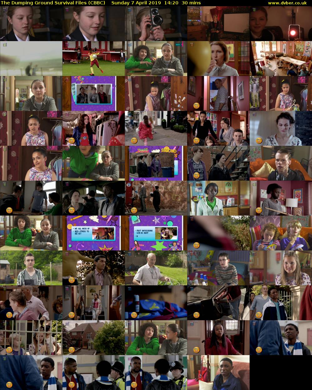 The Dumping Ground Survival Files (CBBC) Sunday 7 April 2019 14:20 - 14:50