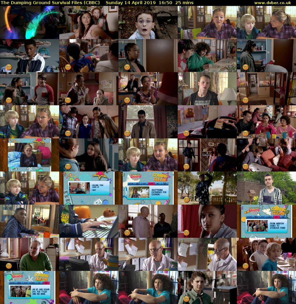 The Dumping Ground Survival Files (CBBC) Sunday 14 April 2019 16:50 - 17:15