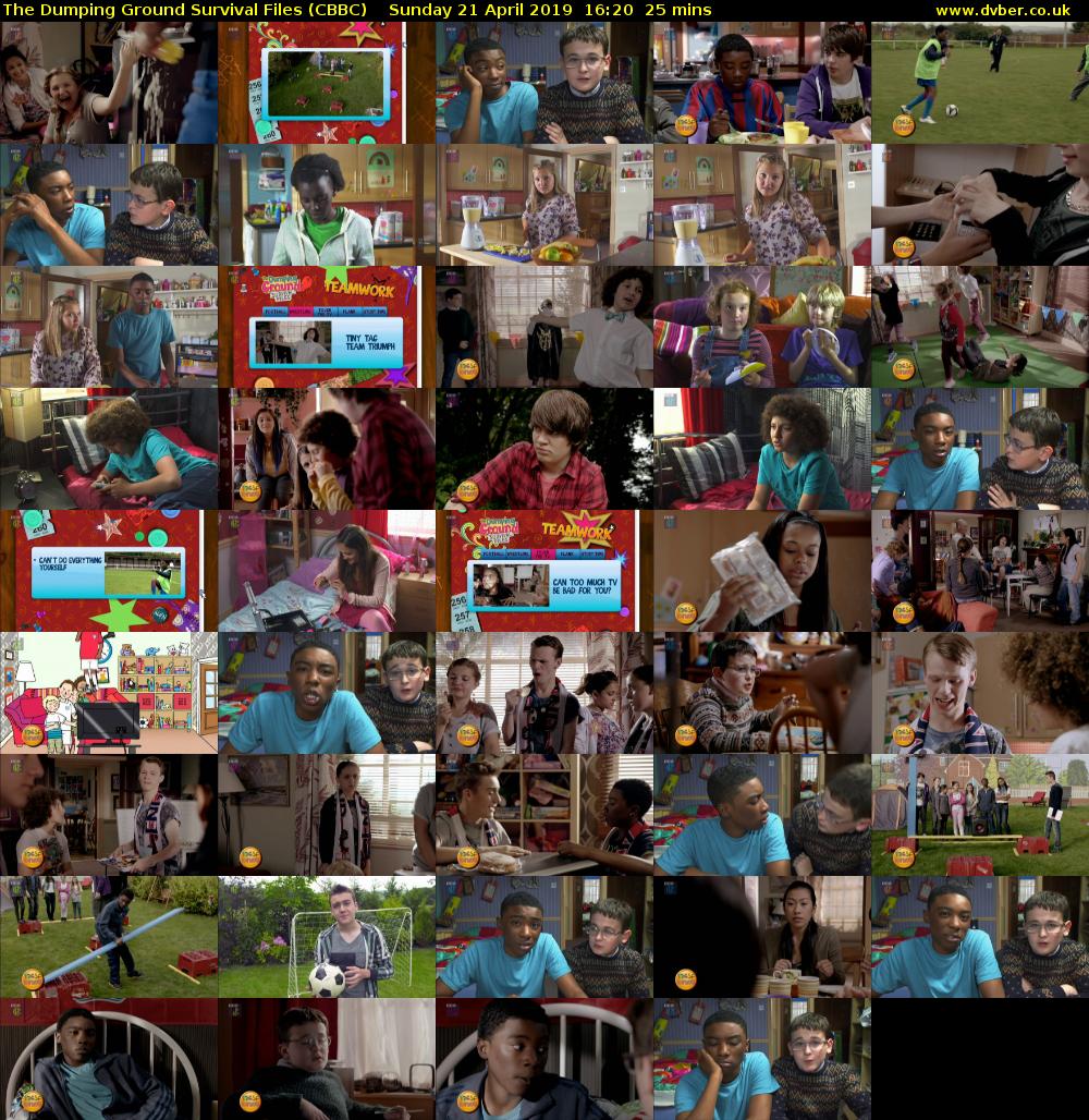 The Dumping Ground Survival Files (CBBC) Sunday 21 April 2019 16:20 - 16:45