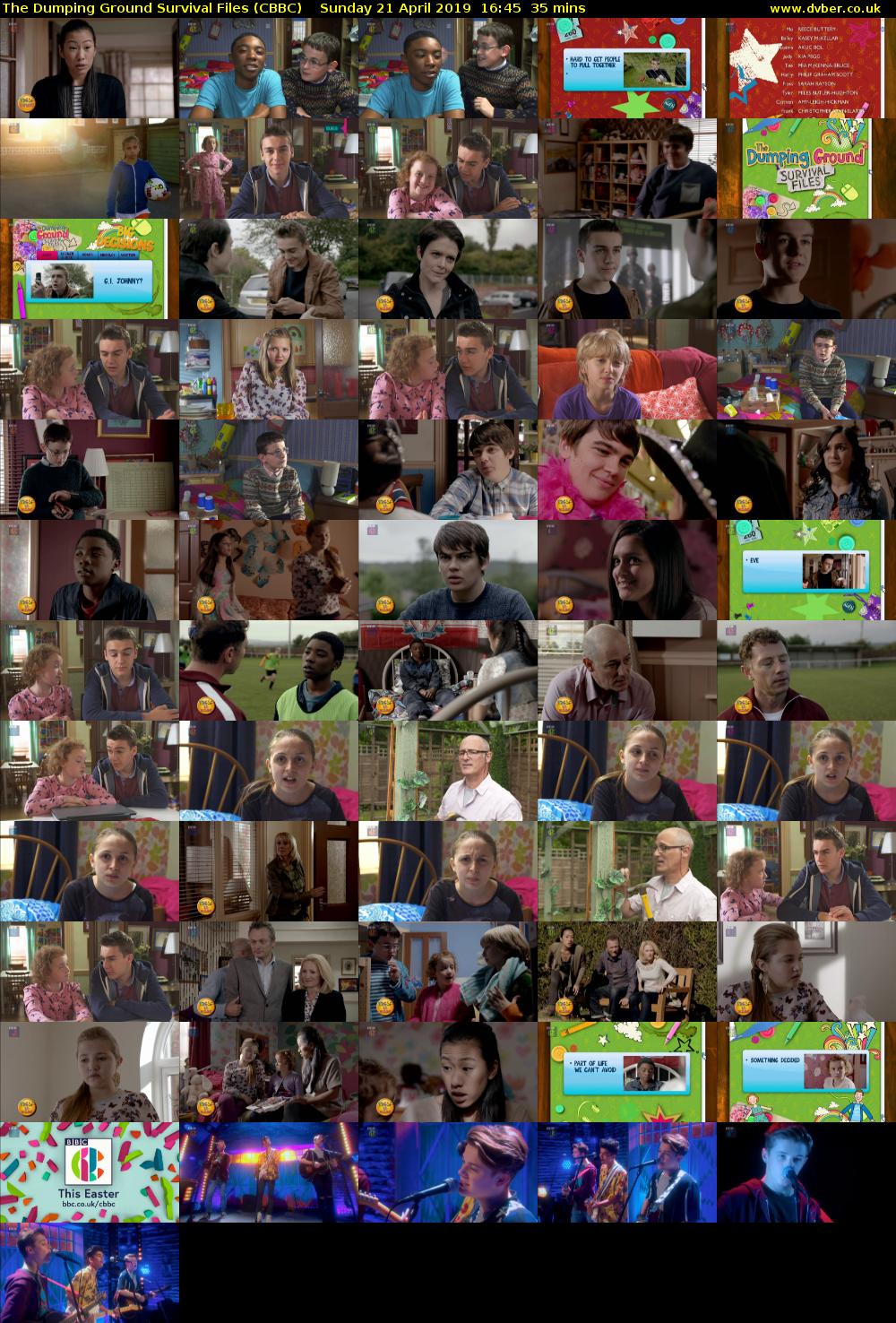 The Dumping Ground Survival Files (CBBC) Sunday 21 April 2019 16:45 - 17:20
