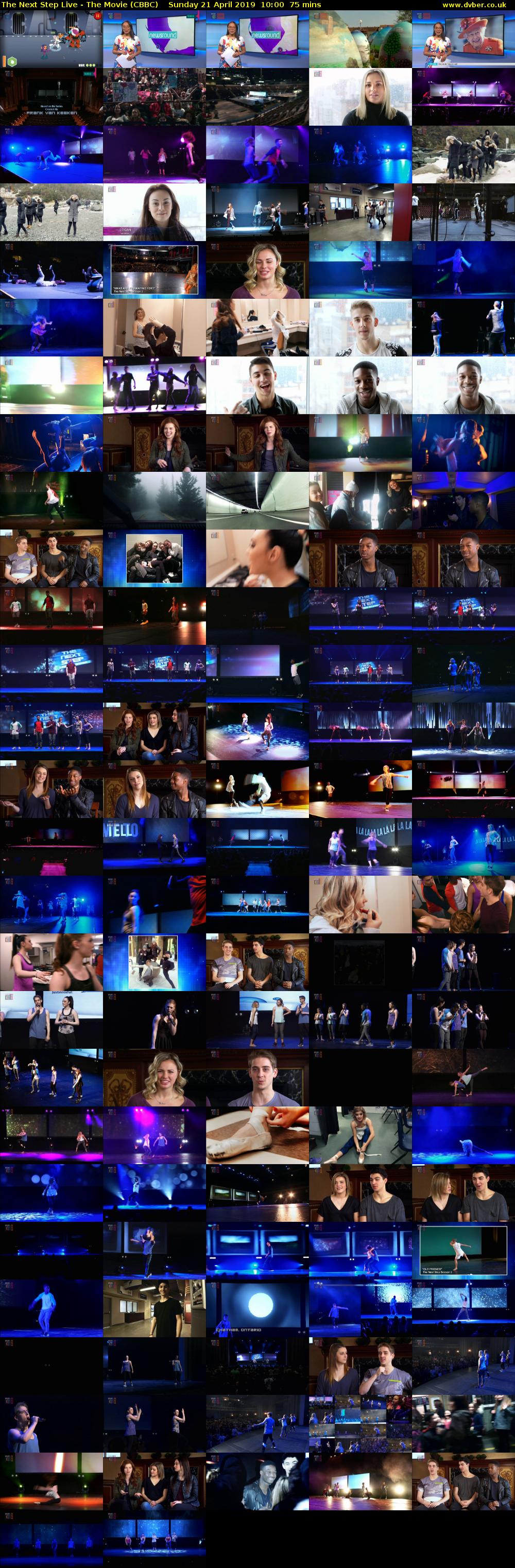 The Next Step Live - The Movie (CBBC) Sunday 21 April 2019 10:00 - 11:15