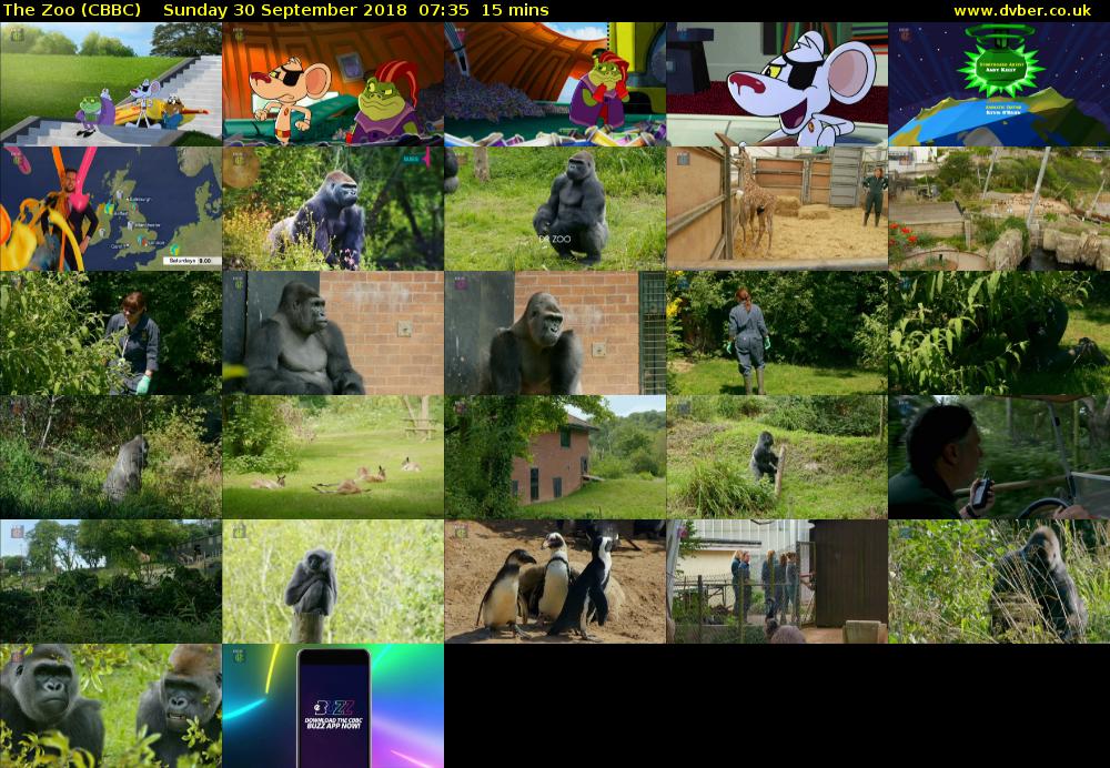 The Zoo (CBBC) Sunday 30 September 2018 07:35 - 07:50