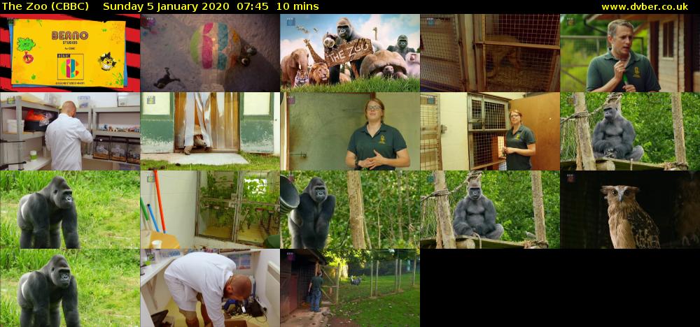 The Zoo (CBBC) Sunday 5 January 2020 07:45 - 07:55