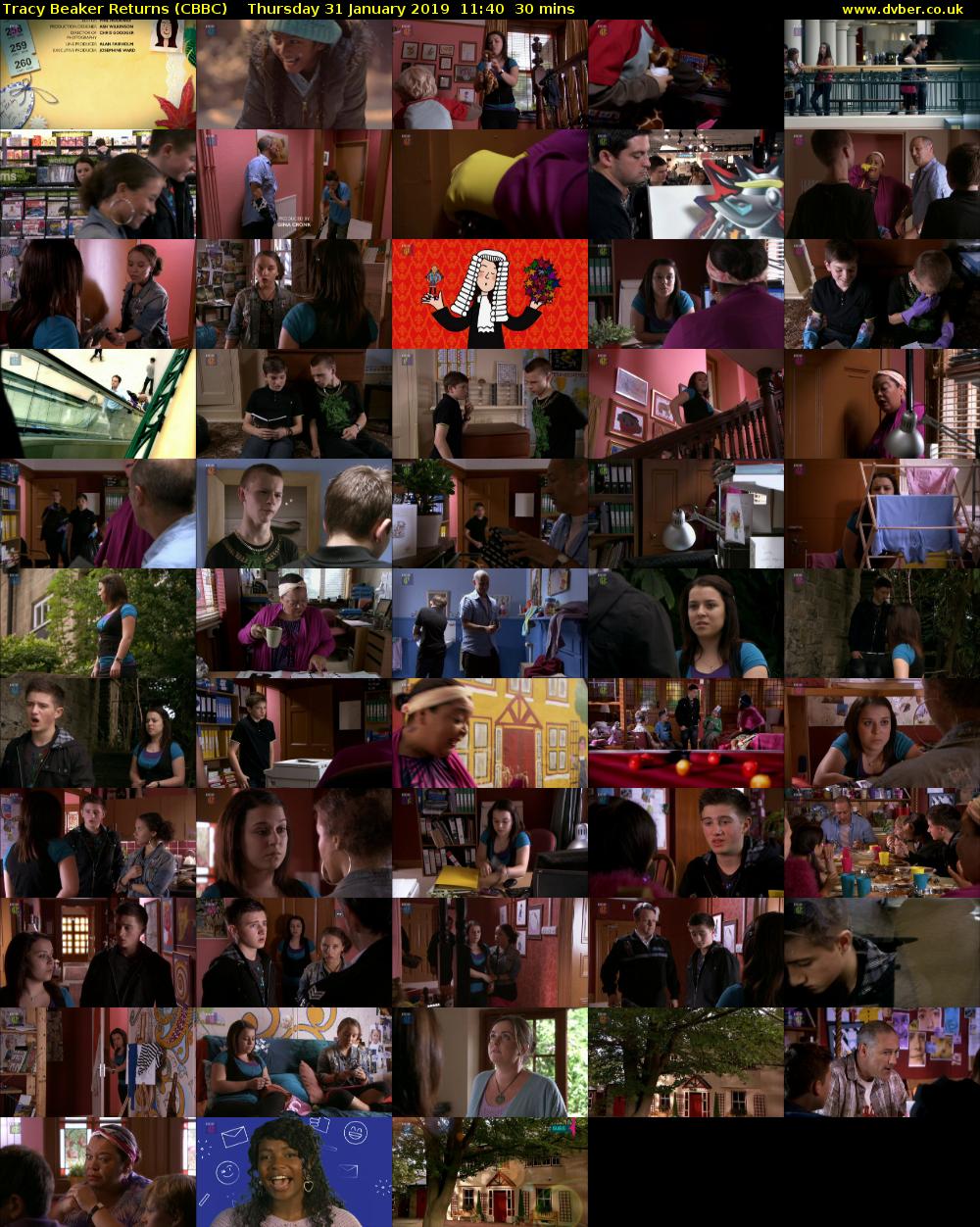 Tracy Beaker Returns (CBBC) Thursday 31 January 2019 11:40 - 12:10