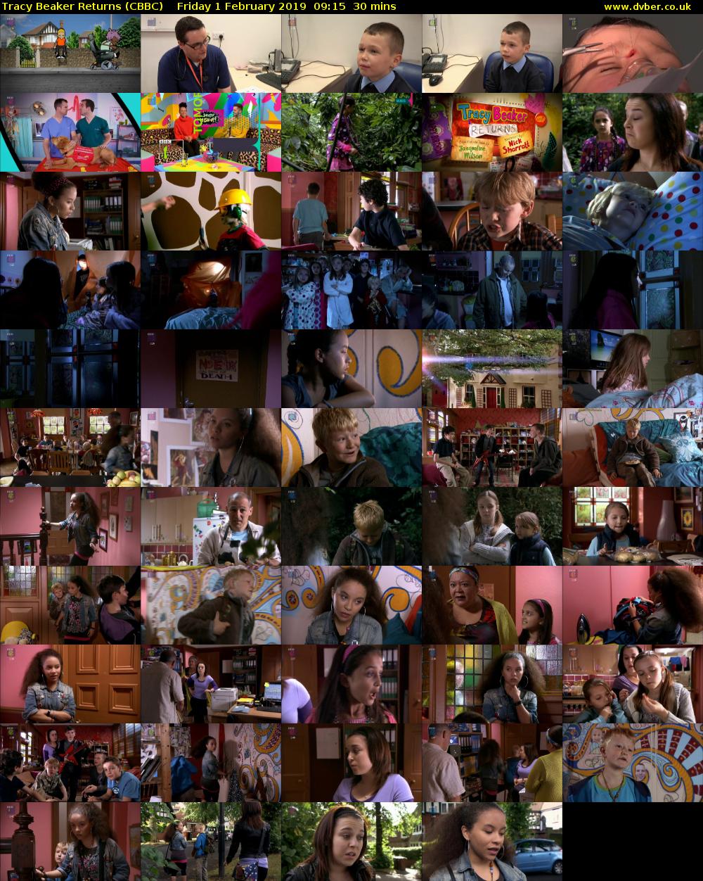 Tracy Beaker Returns (CBBC) Friday 1 February 2019 09:15 - 09:45