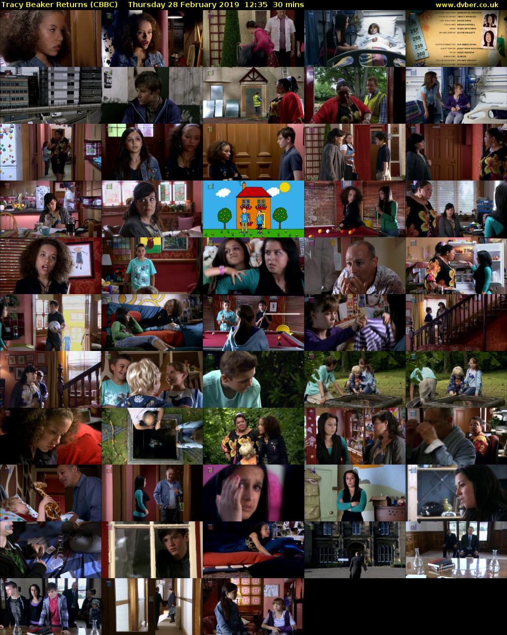 Tracy Beaker Returns (CBBC) Thursday 28 February 2019 12:35 - 13:05