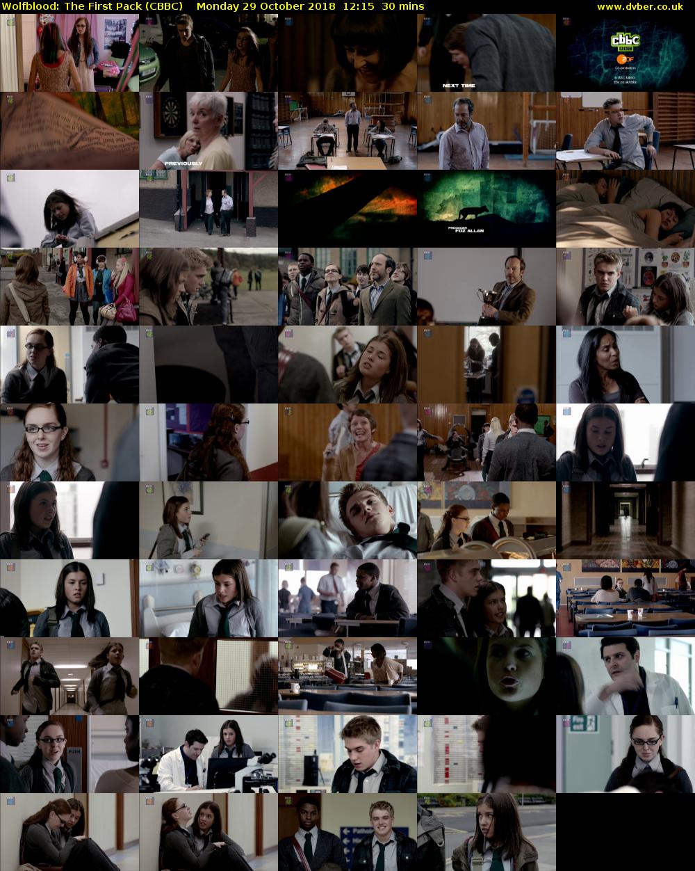 Wolfblood: The First Pack (CBBC) Monday 29 October 2018 12:15 - 12:45