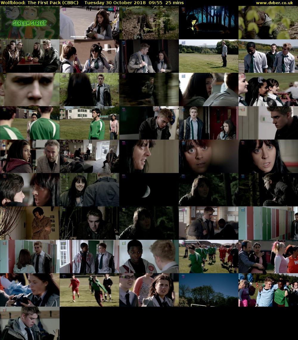 Wolfblood: The First Pack (CBBC) Tuesday 30 October 2018 09:55 - 10:20