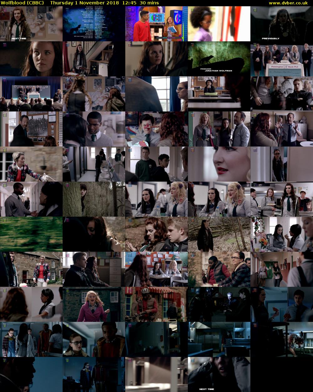 Wolfblood (CBBC) Thursday 1 November 2018 12:45 - 13:15